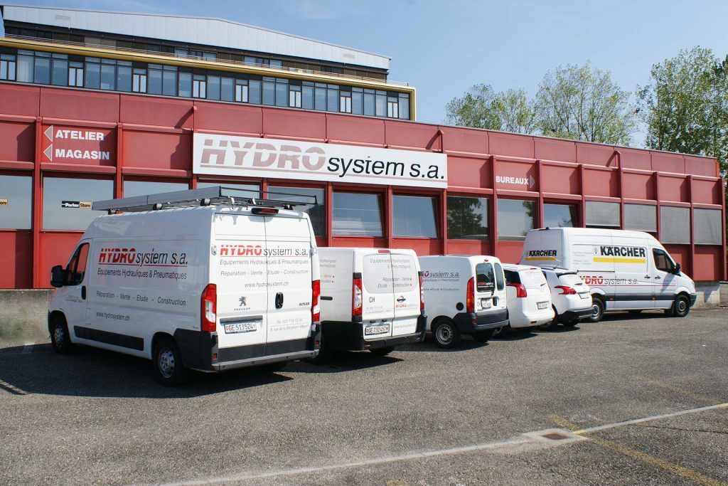 Groupe hydraulique en intervention Hydrosystem SA